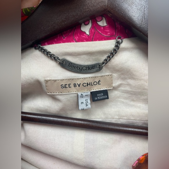 See by Chloe Pink patterned blazer - Picture 3 of 3